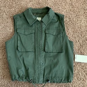 Army green vest
